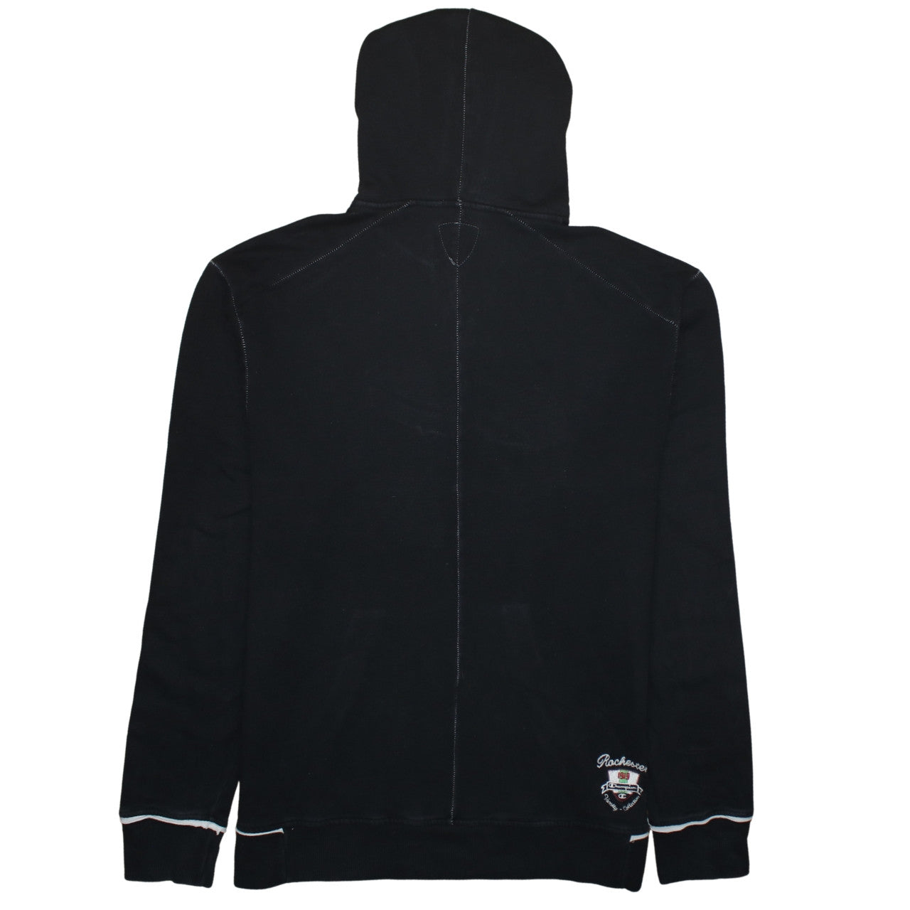 Champion Men’s Black Pullover Hoodie XXL Rochester Varsity Collection