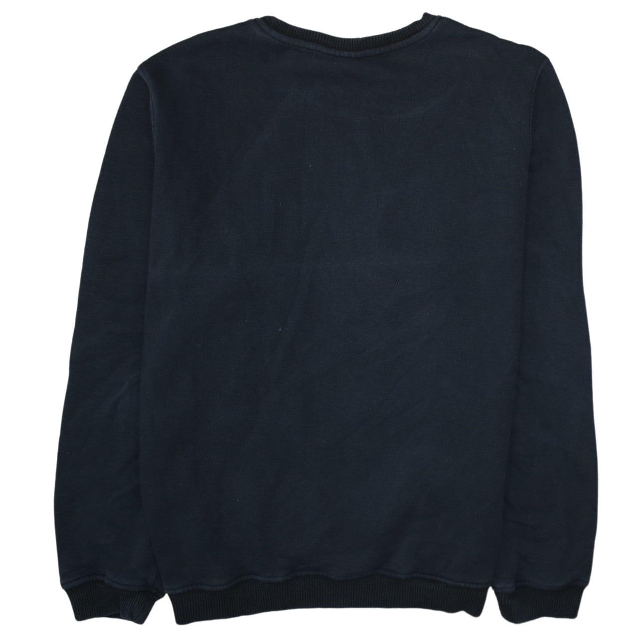 New Era Men Black L Pullover Crew Neck Baseball Sweatshirt