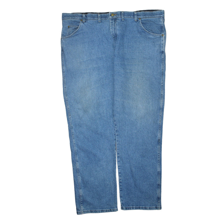 Wrangler Men's Blue 44x30 Straight Leg Denim Jeans Big & Tall