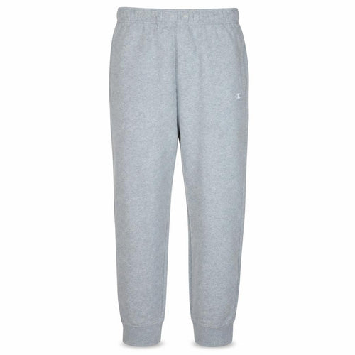 Champion Men Grey L Sweatpants Jogger Elastic Waist Cotton Blend