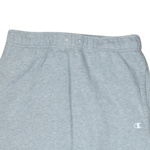 Champion Men Grey L Sweatpants Jogger Elastic Waist Cotton Blend