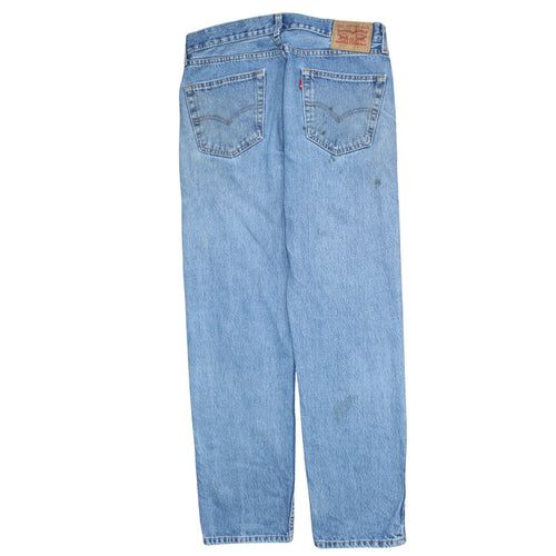 Levi's Men's Blue 36x31 Regular Fit Straight Leg Vintage Denim Jeans