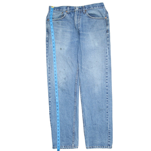 Levi's Men's Blue 36x31 Regular Fit Straight Leg Vintage Denim Jeans