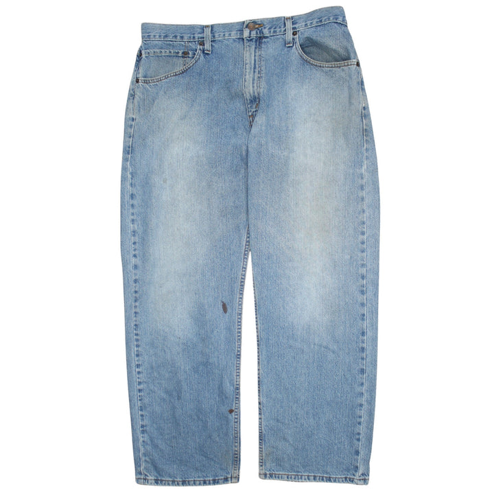 Levi Strauss Signature Men's Blue 36x30 Loose Straight Jeans