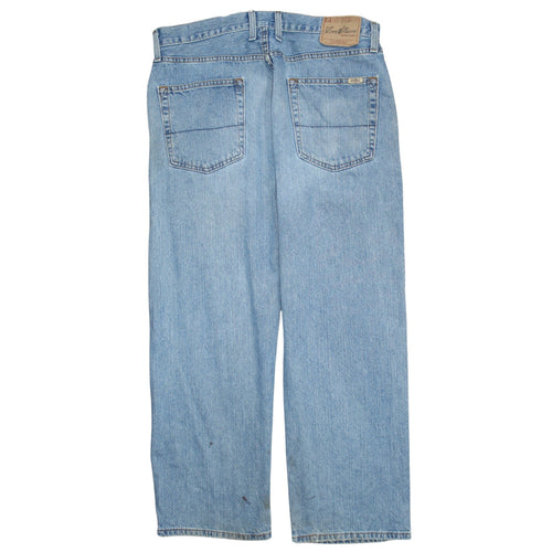 Levi Strauss Signature Men's Blue 36x30 Loose Straight Jeans