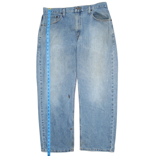 Levi Strauss Signature Men's Blue 36x30 Loose Straight Jeans