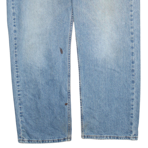 Levi Strauss Signature Men's Blue 36x30 Loose Straight Jeans