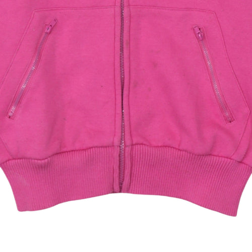 Lonsdale London Womens Pink Full Zip Hoodie Size 10