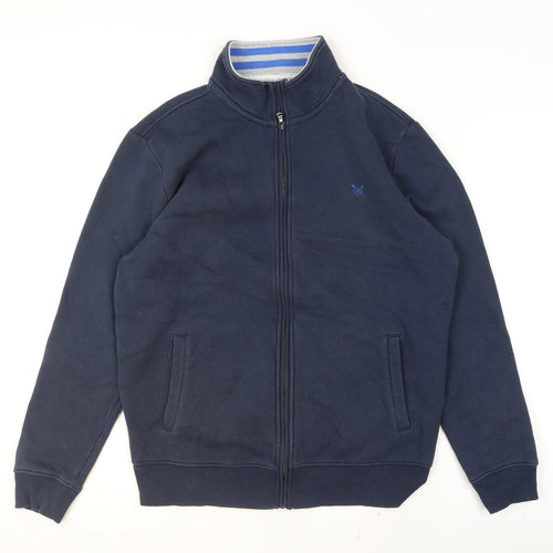 Crew Clothing Company Men's Blue Full Zip Jacket Size L Casual