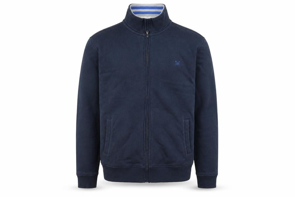 Crew Clothing Company Men's Blue Full Zip Jacket Size L Casual