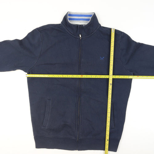 Crew Clothing Company Men's Blue Full Zip Jacket Size L Casual