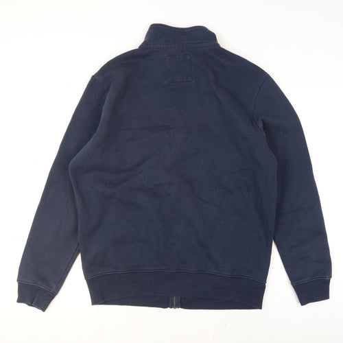 Crew Clothing Company Men's Blue Full Zip Jacket Size L Casual