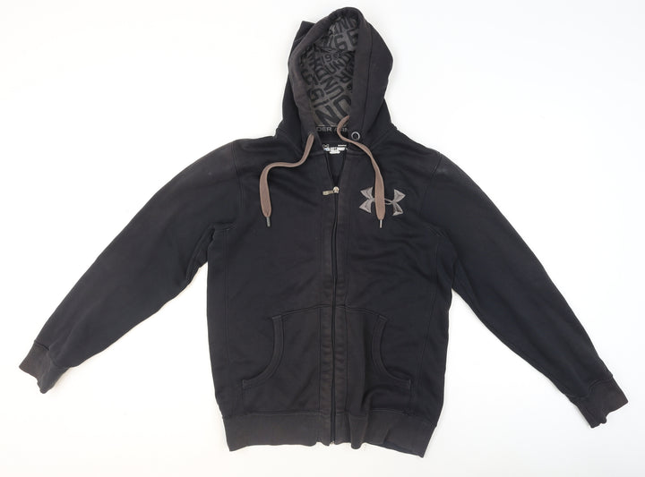 Under Armour Men's Black Small ColdGear Hooded Track Jacket