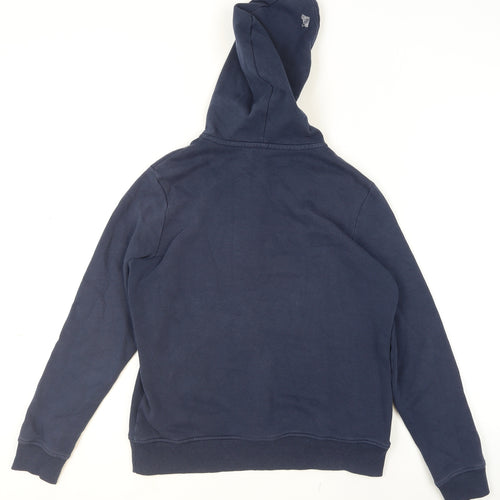 Tommy Hilfiger Women's Blue Hooded Full Zip Track Jacket Size M