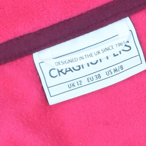 Craghoppers Women’s Pink Fleece Half Zip Activewear Jacket UK12
