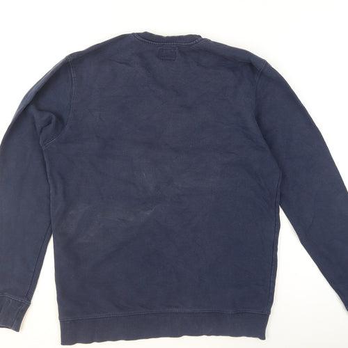 Vans Womens Navy Blue Crew Neck Pullover Sweatshirt Medium