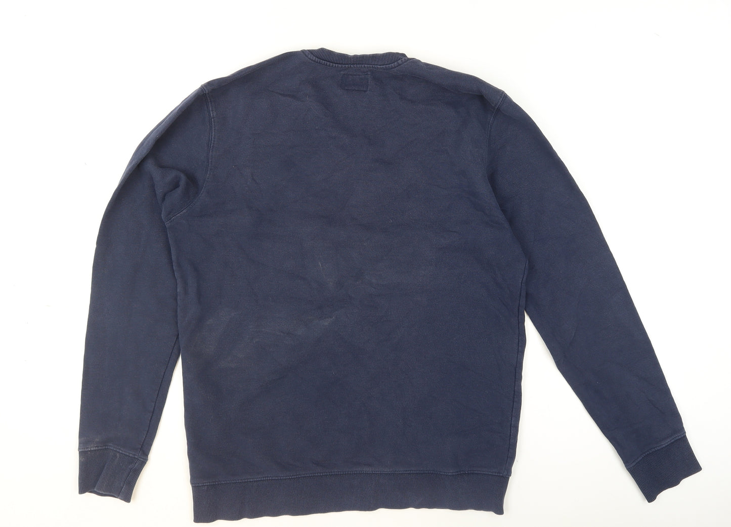 Vans Womens Navy Blue Crew Neck Pullover Sweatshirt Medium