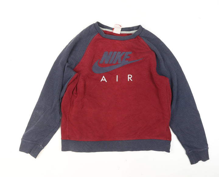 Nike Boys Multicoloured XL 13-15 Yrs Pullover Sweatshirt Crew Neck