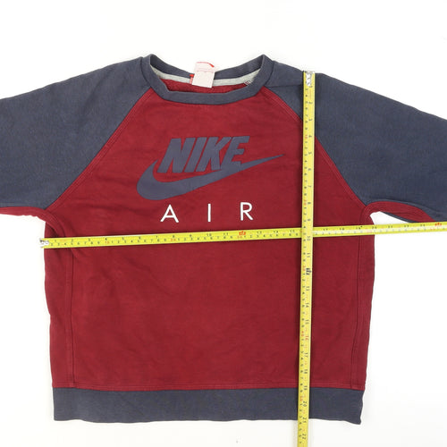 Nike Boys Multicoloured XL 13-15 Yrs Pullover Sweatshirt Crew Neck