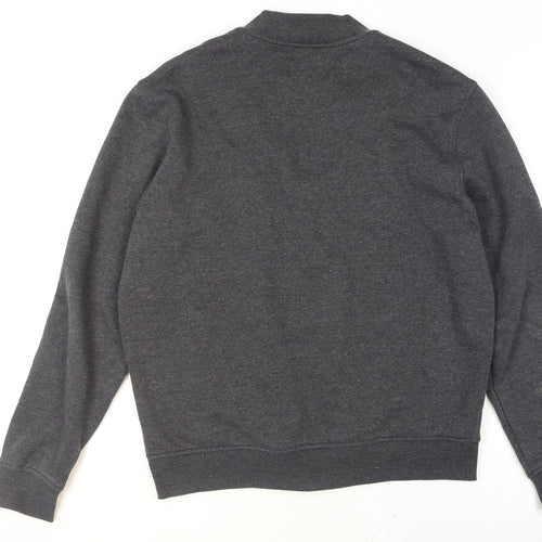 Original Penguin Men’s Grey Full Zip Sweatshirt L Regular Fit