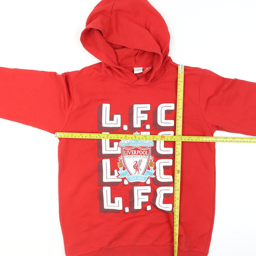 LC Waikiki Boys Red L.F.C. Pullover Hoodie 11-12 Years Football Logo