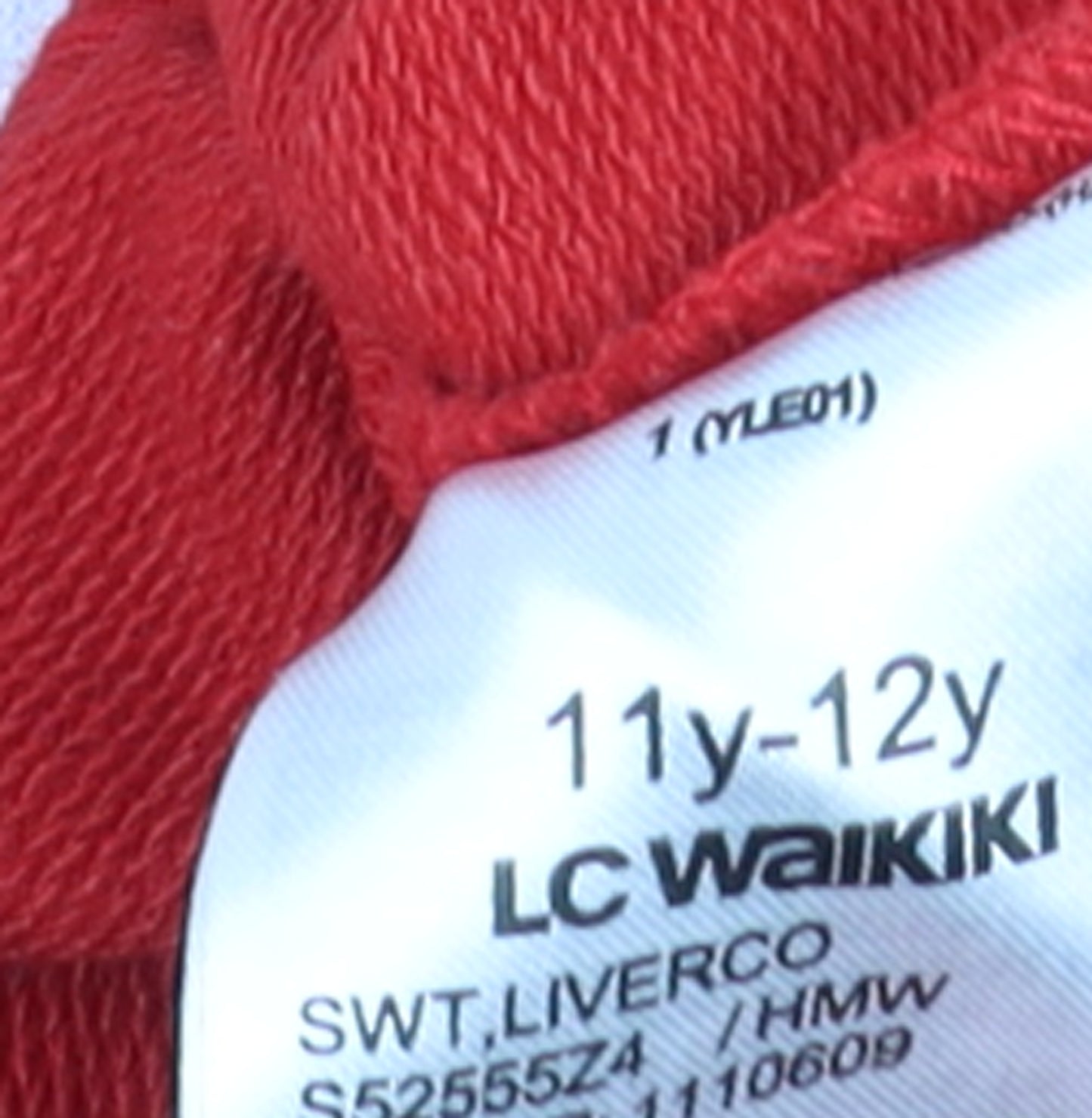 LC Waikiki Boys Red L.F.C. Pullover Hoodie 11-12 Years Football Logo