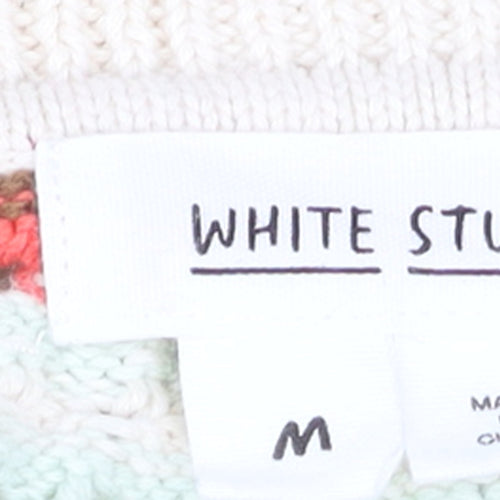 White Stuff Women's Multicoloured Knit Sleeveless Tank Top M