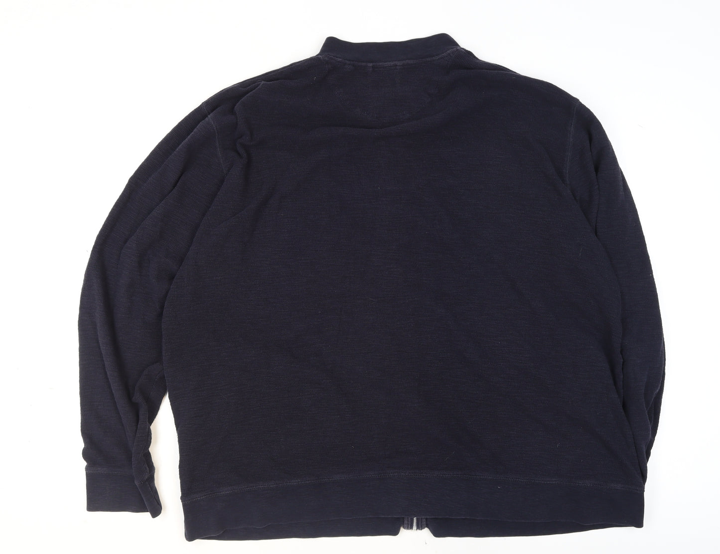 Next Men's Blue 4XL Cotton Zip Up Casual Jacket
