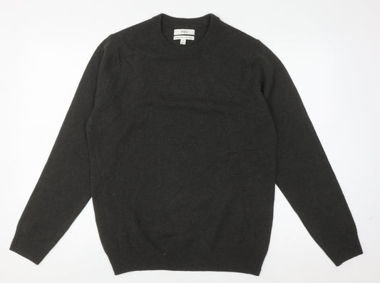 Marks and Spencer Men's Black M Crew Neck Lambswool Jumper