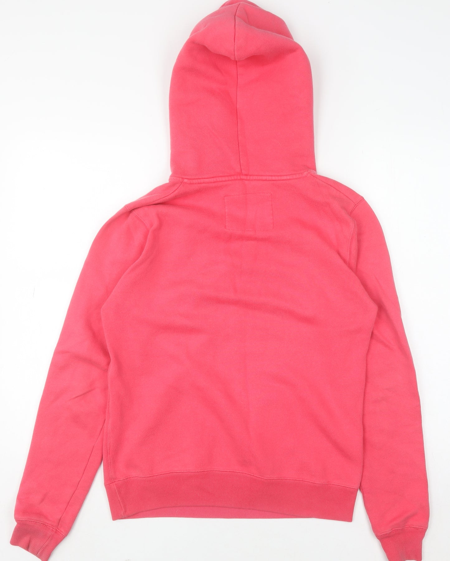 Jack Wills Womens Pink Pullover Hoodie Size UK 10 Cotton Blend