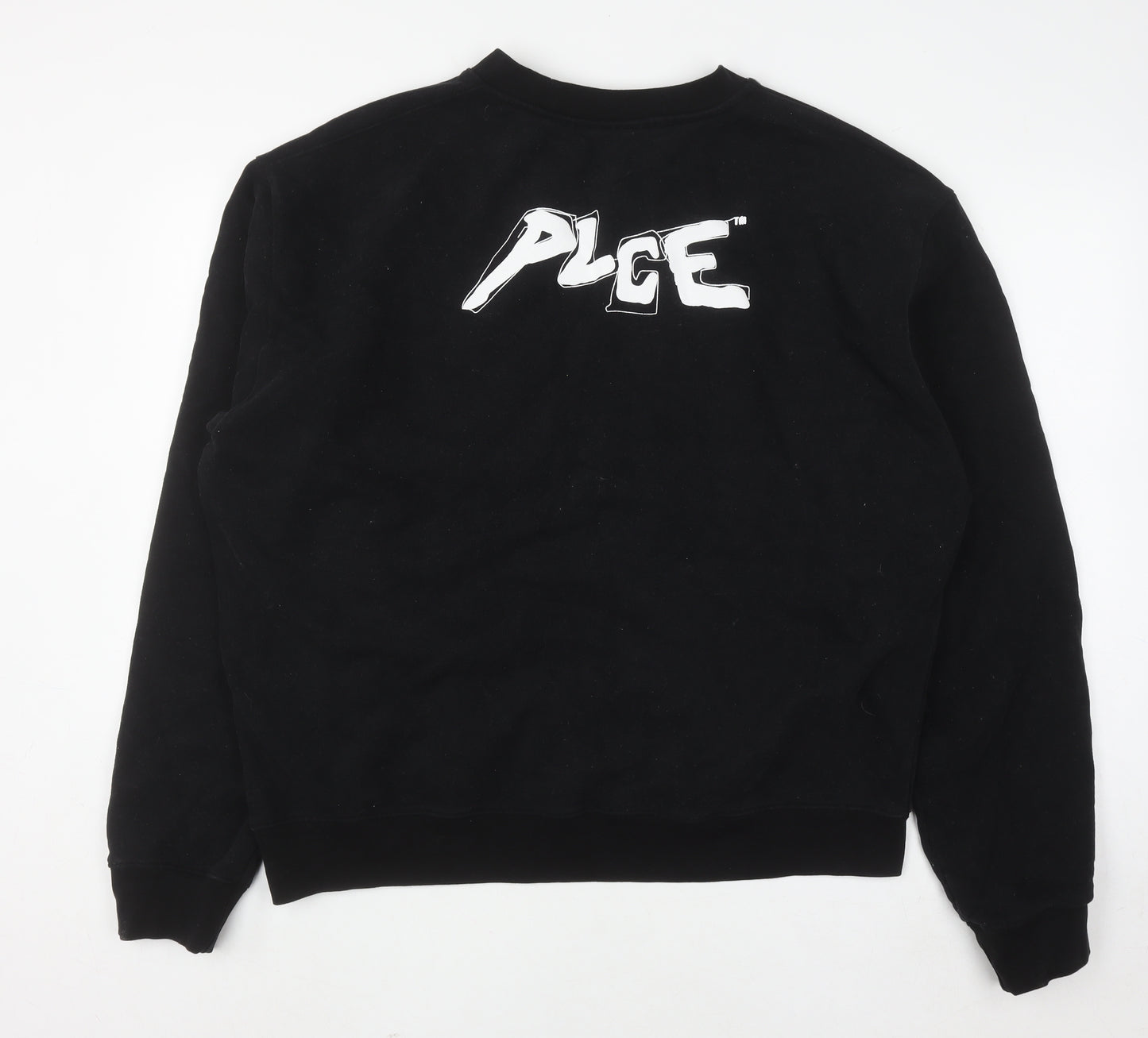 PLCE Men's Black 2XL Cotton Crew Neck Pull On Sweatshirt