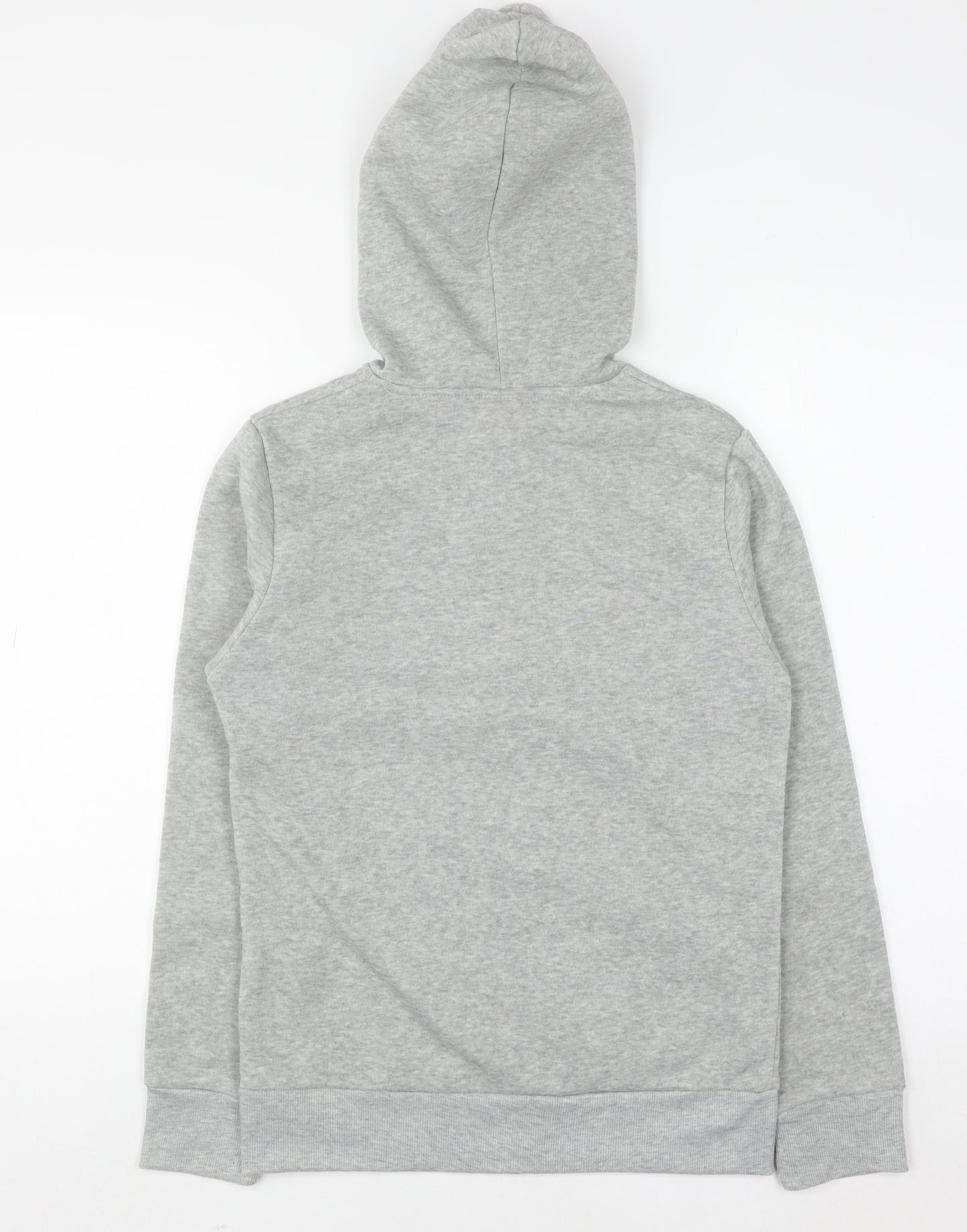 Lee Cooper Womens Grey Full Zip Hoodie Size 10 Polyester Casual