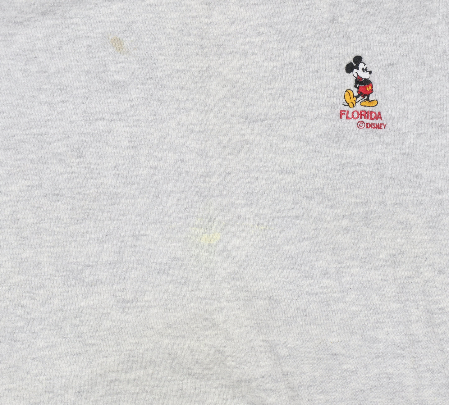 Velva Sheen Women Grey Mickey Mouse Disney Florida Sweatshirt M
