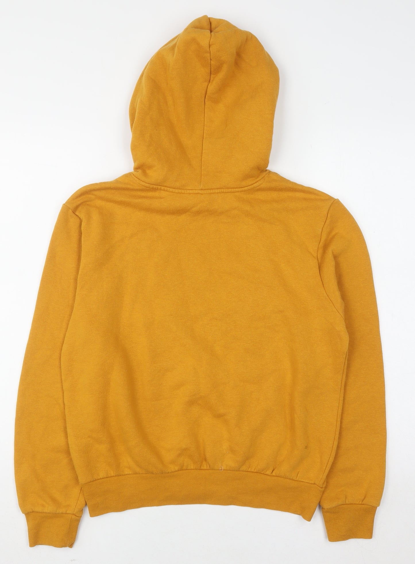 H&M Divided x Disney Mustard Yellow Women's Hoodie Size S Cotton Blend Pullover