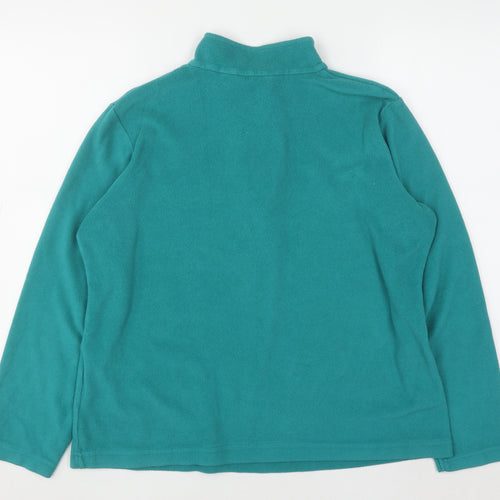 Regatta Great Outdoors Women’s Teal Fleece 1/2 Zip Sweatshirt Size 12