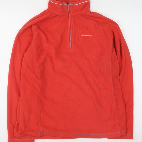 Craghoppers Women's Red Fleece Pullover Sweatshirt UK 18