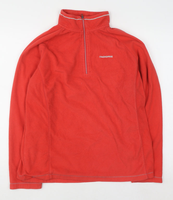 Craghoppers Women's Red Fleece Pullover Sweatshirt UK 18