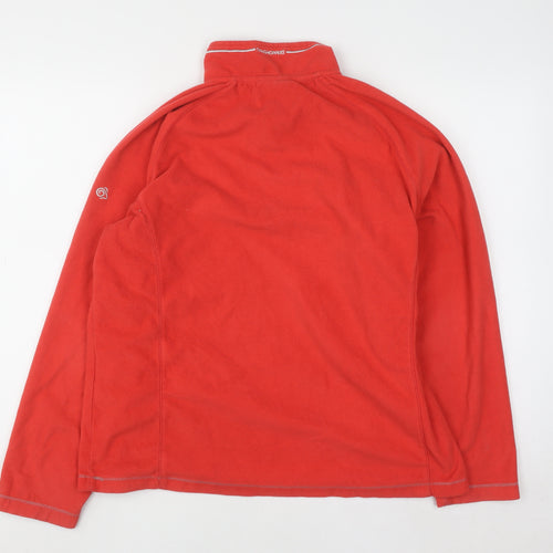 Craghoppers Women's Red Fleece Pullover Sweatshirt UK 18
