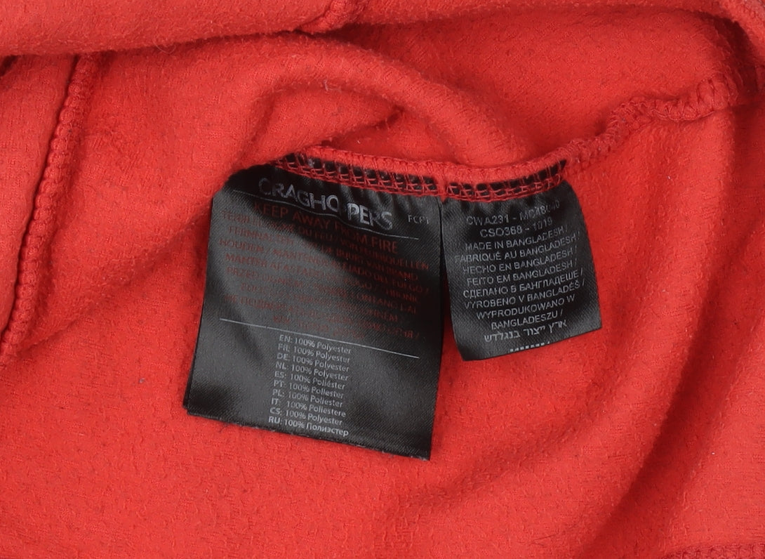 Craghoppers Women's Red Fleece Pullover Sweatshirt UK 18