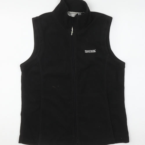 Regatta Womens Black Fleece Waistcoat Bodywarmer UK 12