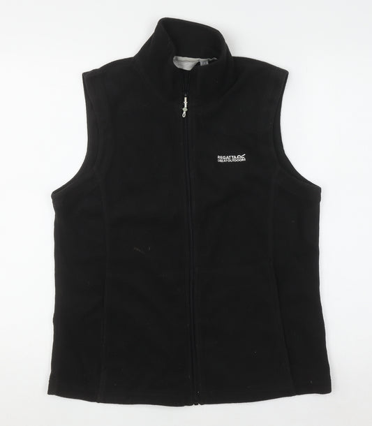 Regatta Womens Black Fleece Waistcoat Bodywarmer UK 12