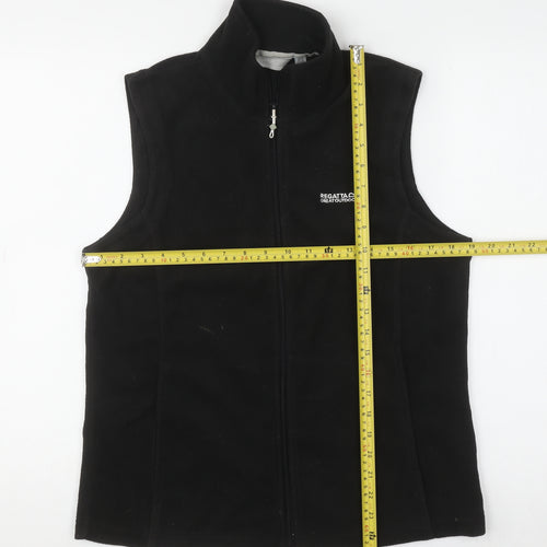 Regatta Womens Black Fleece Waistcoat Bodywarmer UK 12