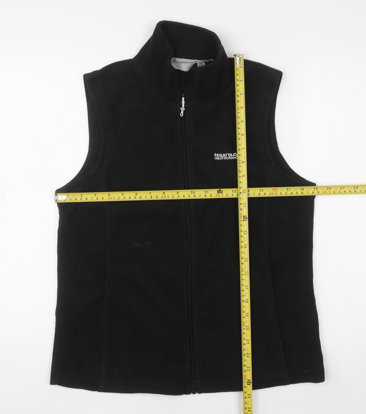 Regatta Womens Black Fleece Waistcoat Bodywarmer UK 12