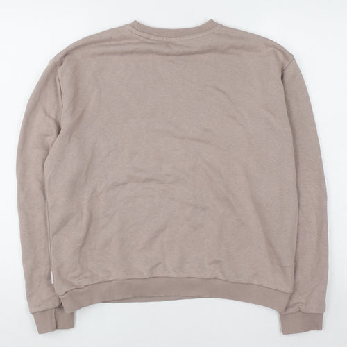 MYNELLY Women’s Beige Pullover Sweatshirt S/M Do Your Thing Graphic