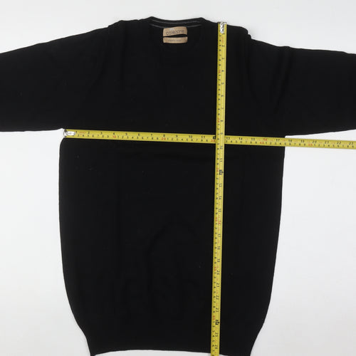Marks and Spencer Men’s Black Merino Wool Crew Neck Jumper Size S