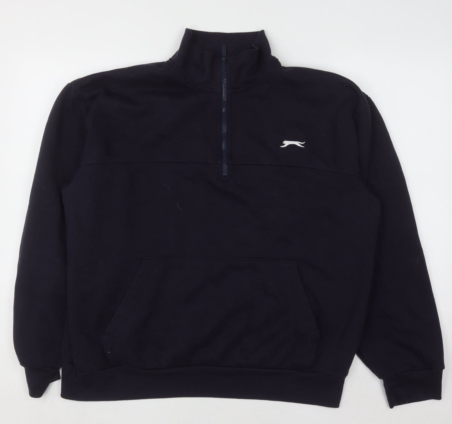 Slazenger Men's Blue XL 1/2 Zip Fleece Pullover Sweatshirt