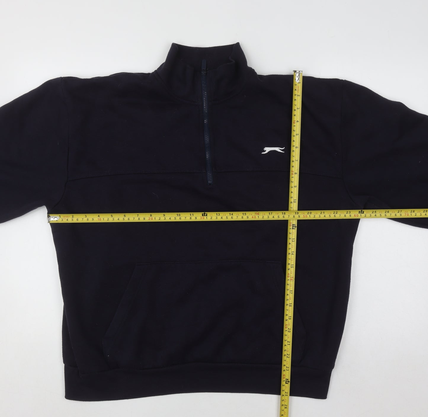 Slazenger Men's Blue XL 1/2 Zip Fleece Pullover Sweatshirt