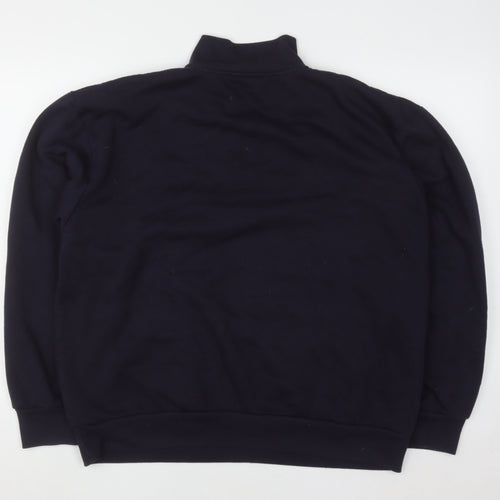 Slazenger Men's Blue XL 1/2 Zip Fleece Pullover Sweatshirt