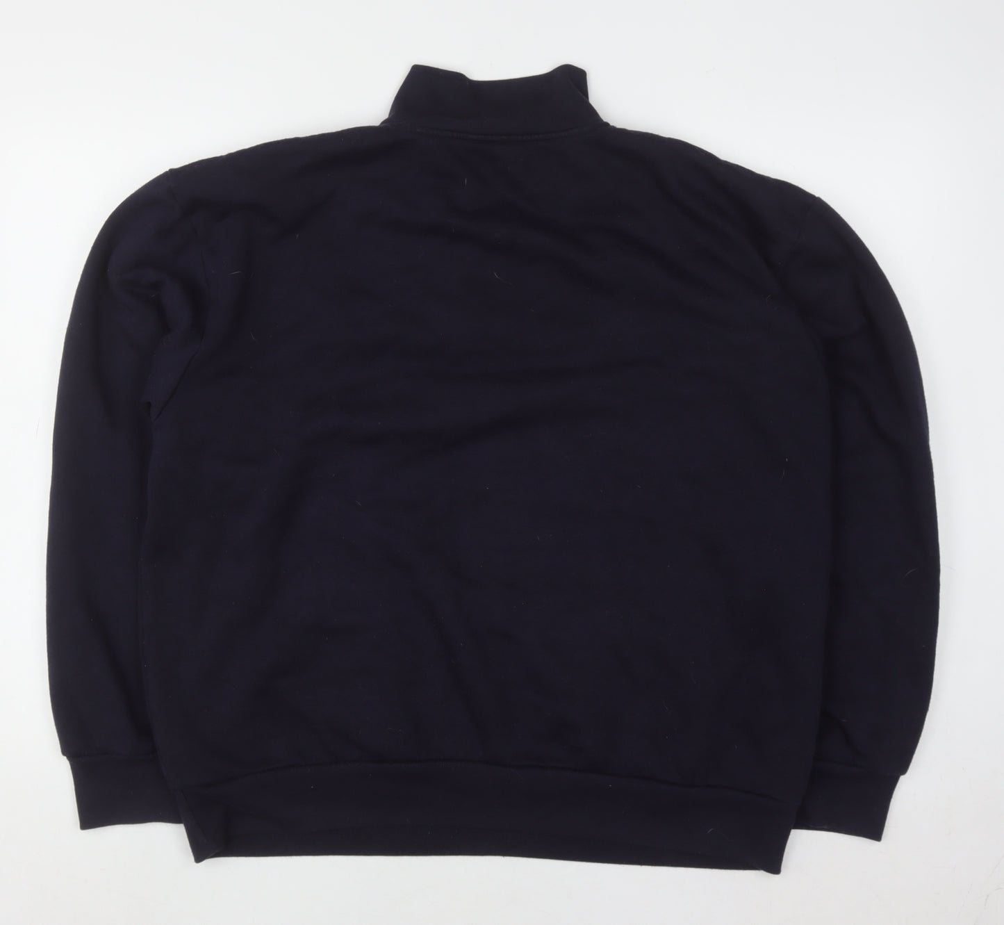 Slazenger Men's Blue XL 1/2 Zip Fleece Pullover Sweatshirt