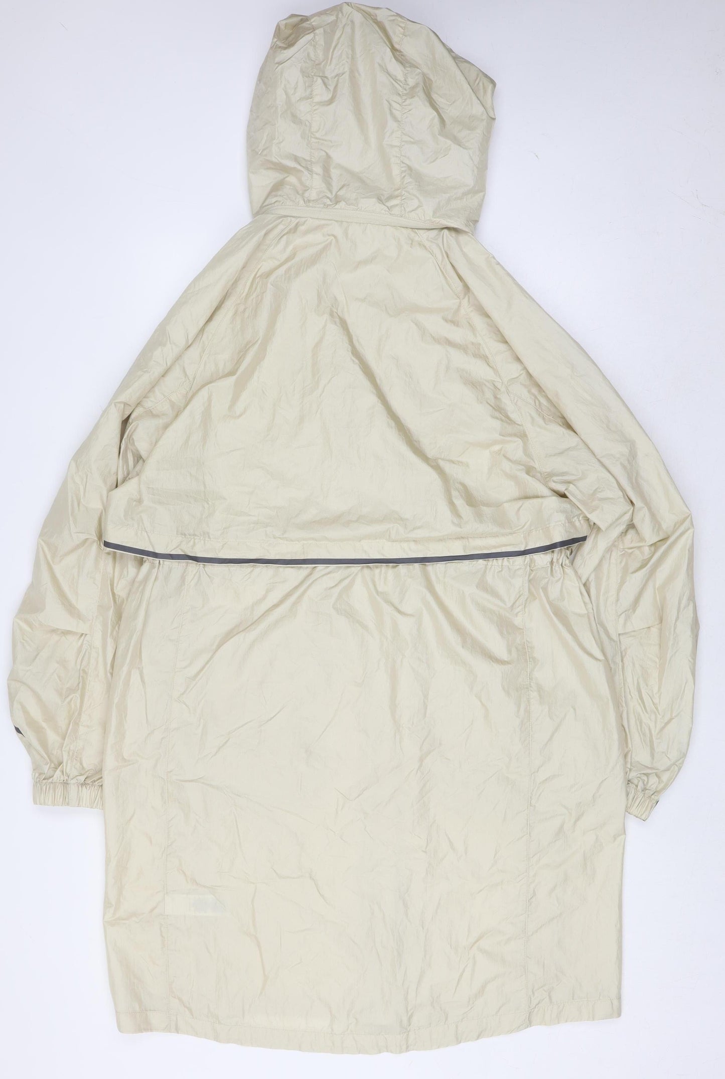 Marks and Spencer Womens Antique Cream Hooded Parka Jacket UK 10